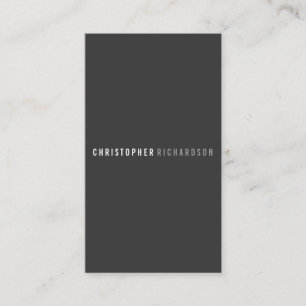 MODERN & MINIMAL Nr. 8 Visitenkarte