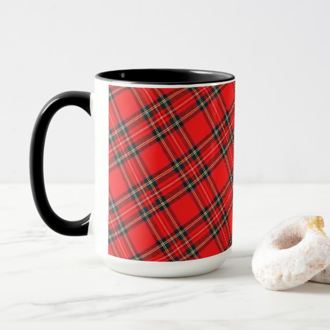 Modern Minimal Pattern Tasse (Mit Donut)
