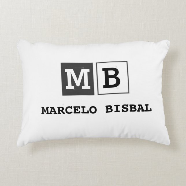 Modern Minimal Typography White Paper Square Dekokissen (Vorderseite)