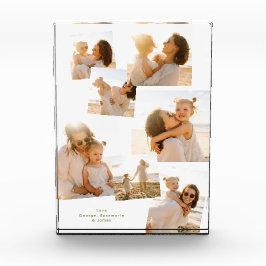 Modern Minimal Weihnachten Multi 8 Album Geschenk Fotoblock