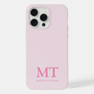 Modern minimalist Anfangsbuchstabe Monogramm iPhone 15 Pro Max Hülle