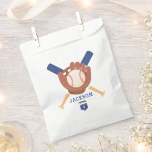 Modern minimalist Baseball Batter Up Geburtstag Geschenktütchen