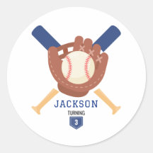 Modern Minimalist Baseball Batter Up Geburtstag