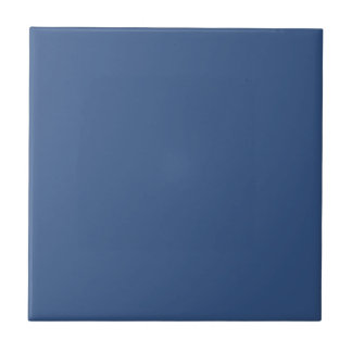 Modern Minimalist Blau Fliese