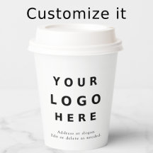 Modern Minimalist Custom Logo White