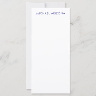 Modern minimalist einfach eigener Name