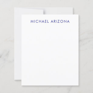 Modern minimalist einfach eigener Name