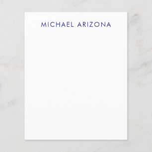 Modern minimalist einfach eigener Name Flyer