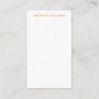 Modern minimalist einfach schlicht eigener Name