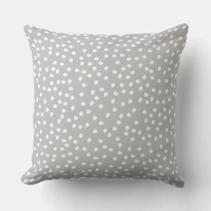 Modern minimalist grau Tupfen Kissen