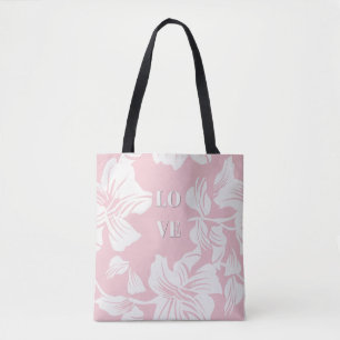 Modern minimalist LOVE Botanical Jumbo-Tasche
