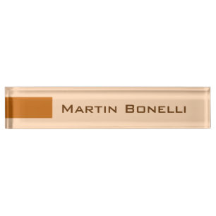 Modern Minimalist Namensplakette