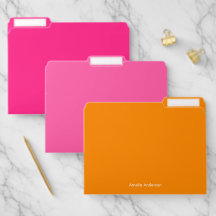 Modern minimalist orange und hellrosa