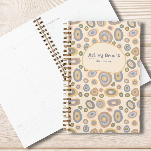 Modern Minimalist Organic Personalized Planner Planer (Modern Minimalist Personalized Planner)