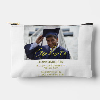 Modern Minimalist Photo and Script Zubehörtasche