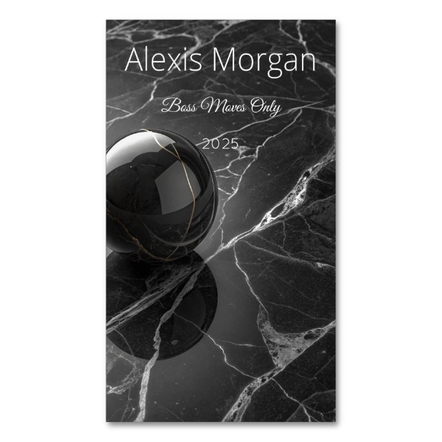 Modern Minimalist Pink-Purple Border Template Magnetische Visitenkarte (Vorderseite Vertikal)