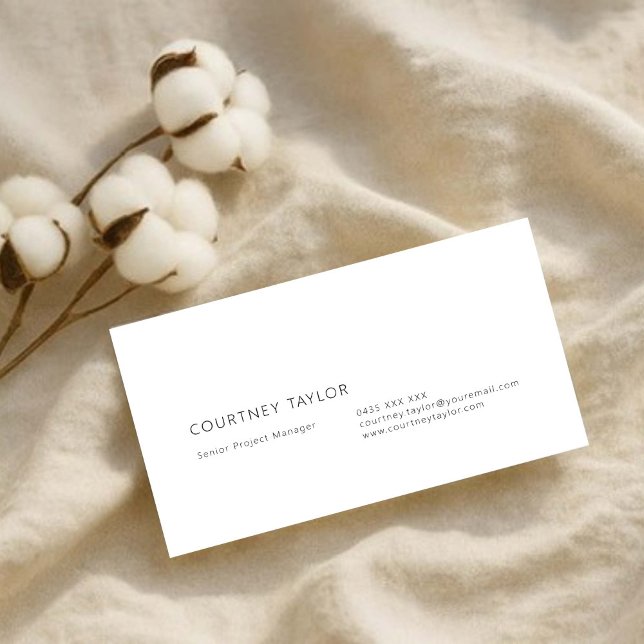 Modern minimalist professional business card visitenkarte (Von Creator hochgeladen)