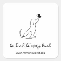 Modern minimalist sei nett zu jeder Art Hund URL