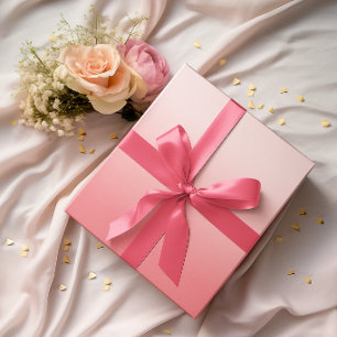 Modern minimalist Tulpe Rosa Verlauf Geschenkpapier