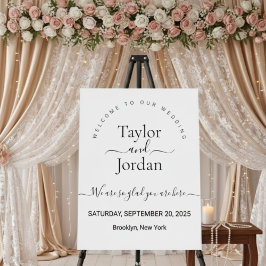 Modern Minimalist "We Are So Glad You Are Here"