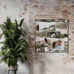 Modern minimalistisch 5 Foto elegant, einfach einz Poster<br><div class="desc">Modernes,  minimales Multi-Foto-einfaches,  einzigartiges Familiendesign,  Wohngestaltung. Mit Platz für 5 Fotos. Ideal für Mütter,  Väter,  Groß,  Groß,  Groß aller Familienmitglieder,  Weihnachten,  Jahrestag,  Geburtstag,  Mütter Tag und Väter Tag.</div>
