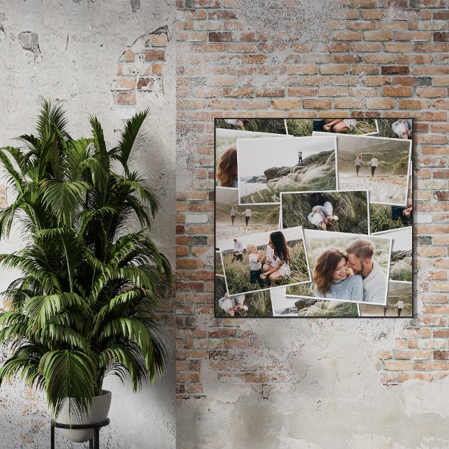 Modern minimalistisch 5 Foto elegant, einfach einz Poster (Von Creator hochgeladen)