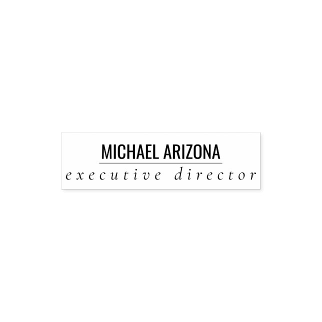 Modern Minimalistisch einfach Schlicht Permastempel (Design)