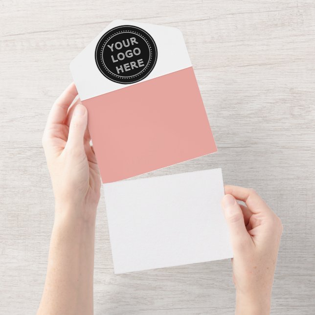 Modern, Minimalistisch, elegant und individuell an All In One Einladung (Abreißen)