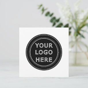 Modern, Minimalistisch, elegant und individuell an Feiertagskarte