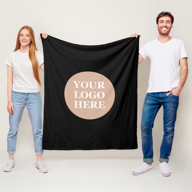 Modern, Minimalistisch, elegant und individuell an Fleecedecke (Beispiel)