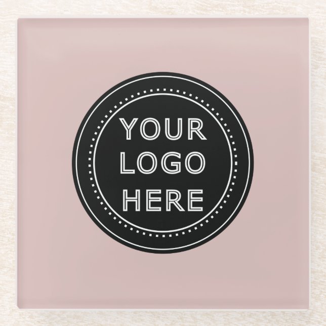 Modern, Minimalistisch, elegant und individuell an Glasuntersetzer (Vorderseite)