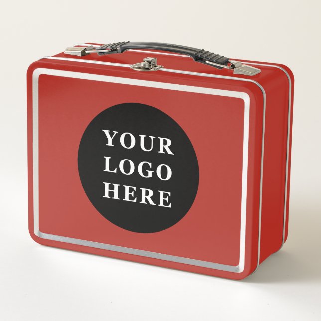 Modern, Minimalistisch, elegant und individuell an Metall Brotdose (Vorderseite)