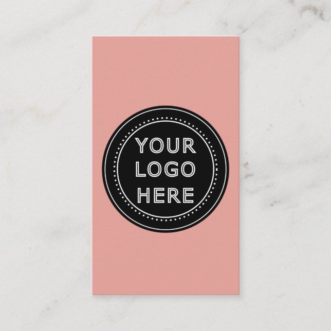 Modern, Minimalistisch, elegant und individuell an Telefonnummerkarte (Vorderseite)