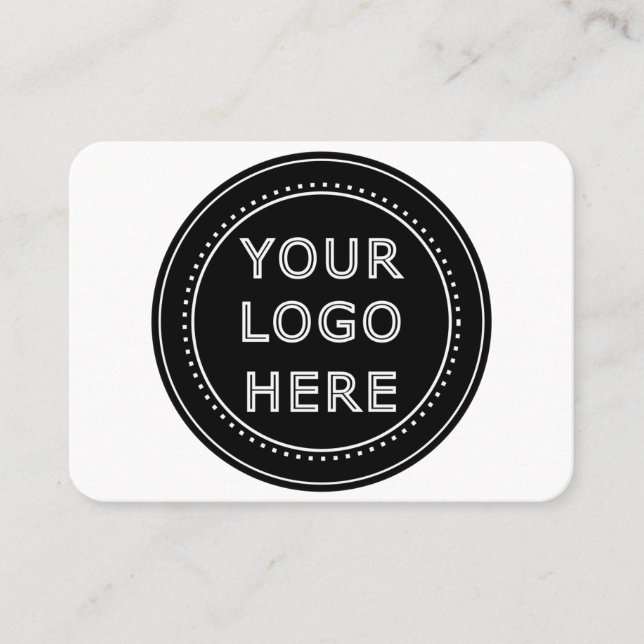 Modern, Minimalistisch, elegant und individuell an Visitenkarte (Vorderseite)