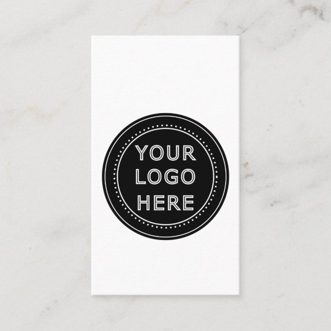 Modern, Minimalistisch, elegant und individuell an Visitenkarte (Vorderseite)