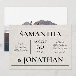 Modern Minimalistisch mit eleganter Fototypografie