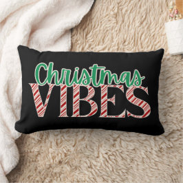 Modern Minimalistisch Retro Christmas Vibes Candy Lendenkissen