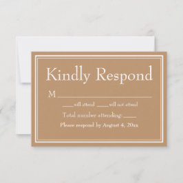 Modern Minimalistisch Tan Boho Brown Dankeskarte