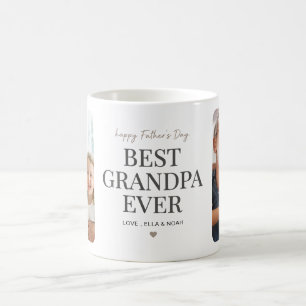 Modern minimalistischer bester Opa aller Zeiten Fo Kaffeetasse