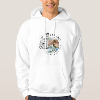 Modern minimalistischer Enkel-Geburtstag Hoodie