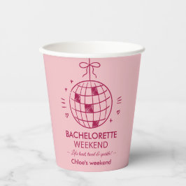 Modern-minimalistischer Junggesellinnen-Abschied | Pappbecher