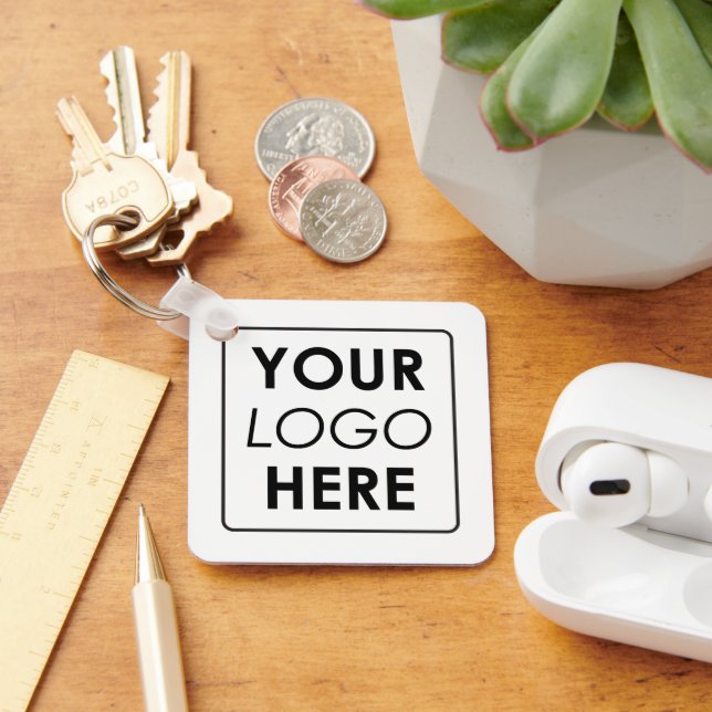 Modern Minimalistisches, benutzerdefiniertes Firme Schlüsselanhänger (Schreibtisch)