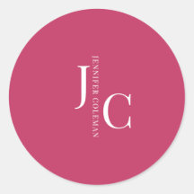 Modern Minimalistisches Berufliches Monogramm Hot 