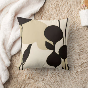 Modern-minimalistisches botanisches abstraktes neu kissen