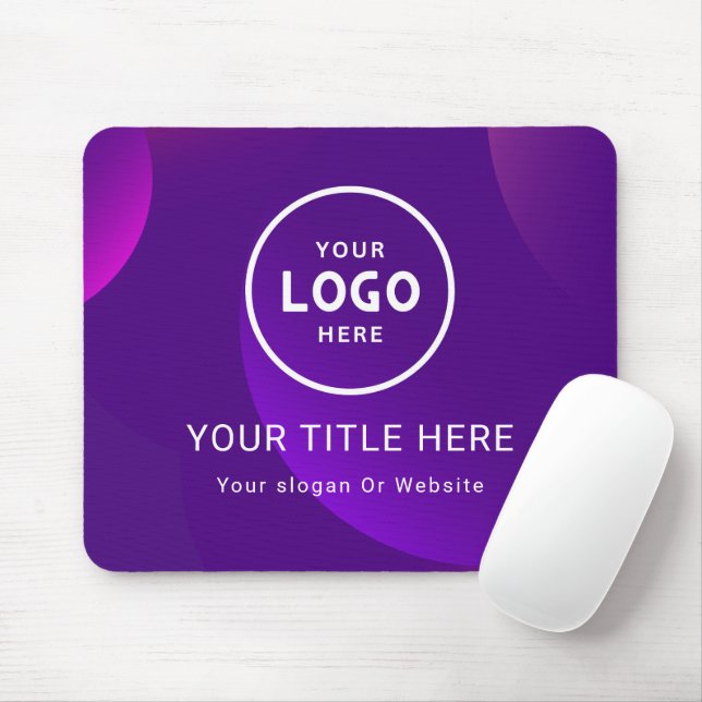 Modern Minimalistisches Firmenlogo Mousepad (Mit Mouse)
