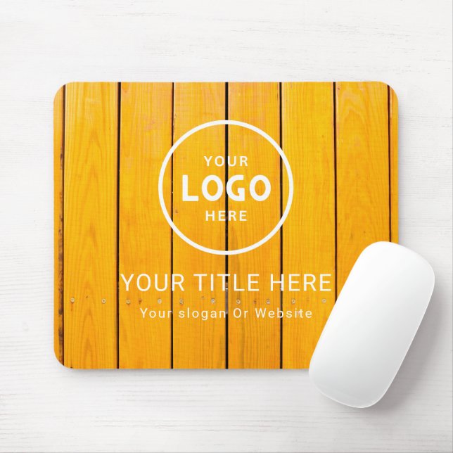 Modern Minimalistisches Firmenlogo Mousepad (Mit Mouse)