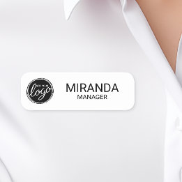 Modern Minimalistisches Firmenlogo Namensschild