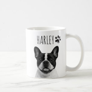 Modern minimalistisches Haustier-Foto und Typograf Kaffeetasse