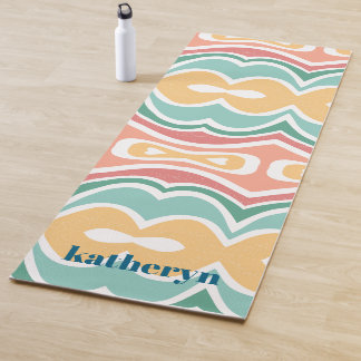 Modern Mint Green Abstrakt Stylish Chic Yoga Mat Yogamatte