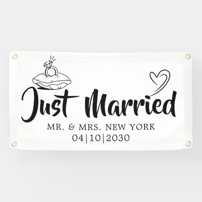 Modern mit Herz-gerade-Auto-Banner Banner (Horizontal)